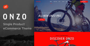 Onzo - Chủ đề WordPress thương mại điện tử cho cửa hàng xe đạp và sản phẩm đơn lẻ