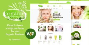 Organic Beauty - Chủ đề WordPress cho cửa hàng mỹ phẩm