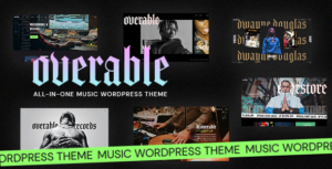 Overable - Chủ đề WordPress âm nhạc chuyên nghiệp