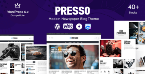PRESSO - Modern Magazine / Newspaper / Viral Theme