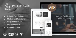 Pablo Guadi - Chủ đề WordPress cho cửa hàng trang sức thủ công và trực tuyến
