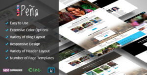 Pena - Chủ đề WordPress từ thiện/phi lợi nhuận