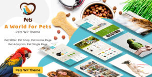 Pet World - Chủ đề WordPress về Chăm sóc chó & Cửa hàng thú cưng