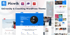 Picwik - Chủ đề WordPress cho trường đại học và huấn luyện