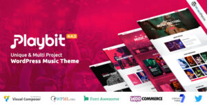 Playbit - Chủ đề WordPress hướng đến âm nhạc