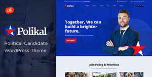Polikal - Chủ đề WordPress cho ứng cử viên chính trị & đảng phái
