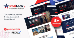 Politeck - Chủ đề WordPress của Đảng chính trị