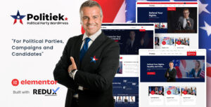Politiek - Chủ đề WordPress về Chính trị & Bầu cử