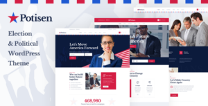 Potisen - Chủ đề WordPress về bầu cử và chính trị