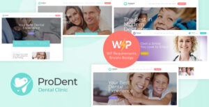 ProDent | Chủ đề WordPress cho phòng khám nha khoa & bác sĩ + Elementor + RTL