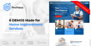 ProHauz – Chủ đề WordPress cho thợ sửa ống nước & thợ sửa chữa