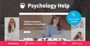Psychology Help - Chủ đề WordPress Y khoa dành cho Nhà tâm lý học và Trị liệu Tâm thần
