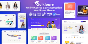 Quiklearn - Chủ đề WordPress Giáo dục