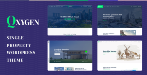 Qxygen - Chủ đề WordPress cho bất động sản đơn lẻ