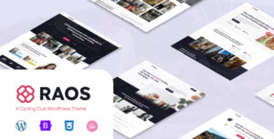 Raos - Chủ đề WordPress cho cộng đồng và câu lạc bộ đạp xe phản hồi