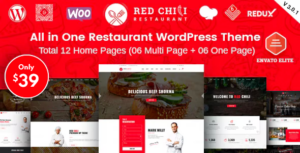 RedChili - Chủ đề WordPress nhà hàng