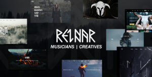 Reinar - Một chủ đề WordPress sáng tạo và âm nhạc lấy cảm hứng từ Bắc Âu