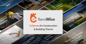 RenoWise - Chủ đề WordPress về Xây dựng & Xây dựng
