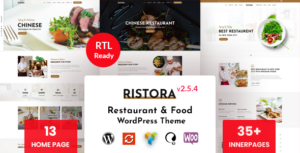 Ristora - Chủ đề WordPress về nhà hàng và thực phẩm