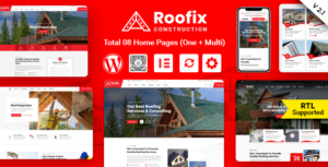 Roofix - Chủ đề WordPress về dịch vụ lợp mái