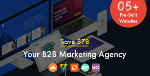Royal - Tiếp thị, Chủ đề WordPress Landing