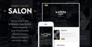 Salon | Chủ đề WordPress cho tiệm cắt tóc & tiệm xăm