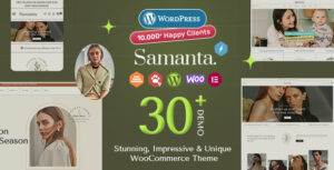 Samanta - Chủ đề WordPress WooCommerce đa năng