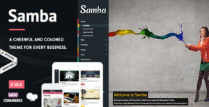 Samba - Chủ đề WordPress có màu