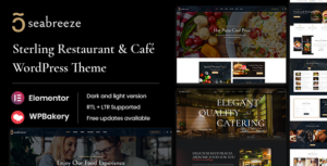 Seabreeze - Chủ đề WordPress cho nhà hàng và quán cà phê