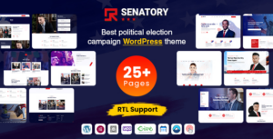 Senatory - Chủ đề WordPress cho ứng cử viên chính trị