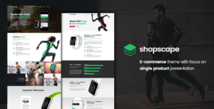 Shopscape - Chủ đề WordPress trình bày sản phẩm đơn lẻ