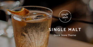 SingleMalt - Chủ đề cửa hàng đồ uống