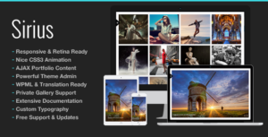 Sirius | Nhiếp ảnh WordPress