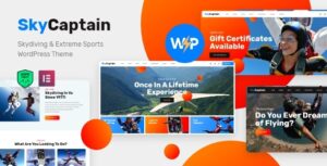 SkyCaptain | Chủ đề WordPress về Nhảy dù & Thể thao mạo hiểm