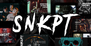Snakepit - Một chủ đề WordPress về nhạc Rock và Metal