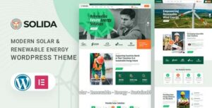 Solida - Chủ đề WordPress về năng lượng mặt trời và năng lượng tái tạo