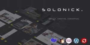 Solonick - Chủ đề WordPress danh mục đầu tư cá nhân