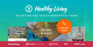 Sống khỏe mạnh - Chủ đề WordPress về dinh dưỡng và sức khỏe