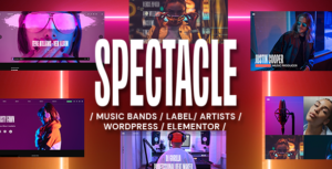 Spectacle - Chủ đề WordPress về âm nhạc