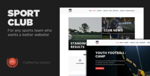 Sport Club - Một chủ đề WordPress dành cho đội địa phương nhỏ của bạn
