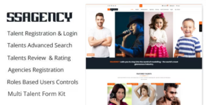 Ssagency - Chủ đề WordPress cho thế giới thời trang và người mẫu