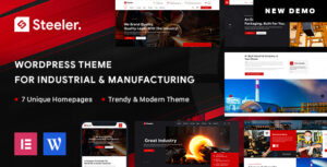 Steeler - Chủ đề WordPress Công nghiệp & Sản xuất