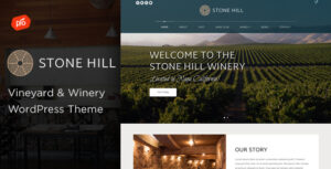 Stone Hill - Chủ đề WordPress về vườn nho và nhà máy rượu vang