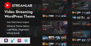Streamlab - Chủ đề WordPress phát trực tuyến video