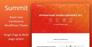 Summit - Chủ đề WordPress cho sự kiện và hội nghị