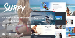 Surfy - Chủ đề WordPress về lướt sóng và thể thao dưới nước