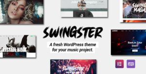 Swingster - Chủ đề WordPress âm nhạc Elementor