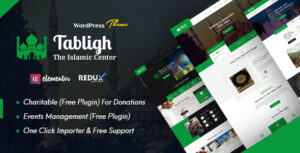 Tabligh - Chủ đề WordPress của Viện Hồi giáo & Nhà thờ Hồi giáo + RTL