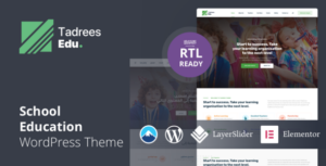 Tadrees - Chủ đề WordPress về Trường học, Giáo dục