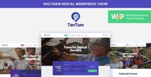 TanTum | Dịch vụ cho thuê ô tô, xe máy, thuyền và xe đạp WordPress Theme